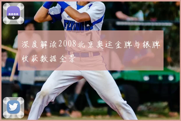 深度解读2008北京奥运金牌与银牌收获数据全景