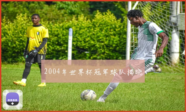 2004年世界杯冠军球队揭晓
